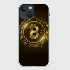 Чехол для iPhone 13 mini с принтом БИТКОИН | КРИПТОВАЛЮТА в Новосибирске,  |  | bitcoin | btc | coin | биткоин | биткойн | валюта | деньги | криптовалюта | монета | платёжная система | технология