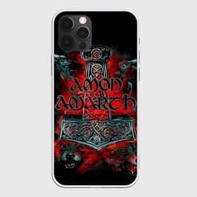 Чехол для iPhone 12 Pro Max с принтом Amon Amarth в Новосибирске, Силикон |  | Тематика изображения на принте: amon amarth | metal | викинг метал | группы | дэт метал | метал | музыка | рок