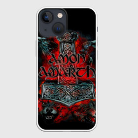 Чехол для iPhone 13 mini с принтом Amon Amarth в Новосибирске,  |  | amon amarth | metal | викинг метал | группы | дэт метал | метал | музыка | рок