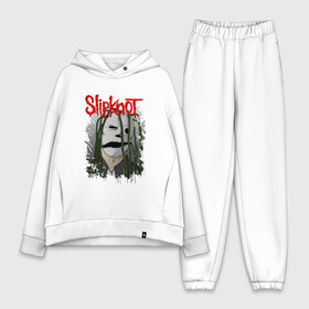 Женский костюм хлопок Oversize с принтом COREY TAYLOR | SLIPKNOT | СЛИПКНОТ (Z) в Новосибирске,  |  | corey taylor | corey todd taylor | rock | slipknot | кори тейлор | петля | рок | скользящий узел | слипкнот | тяжелый рок | удавка