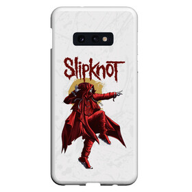 Чехол для Samsung S10E с принтом SLIPKNOT | СЛИПКНОТ (Z) в Новосибирске, Силикон | Область печати: задняя сторона чехла, без боковых панелей | rock | slipknot | петля | рок | скользящий узел | слипкнот | тяжелый рок | удавка