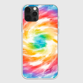 Чехол для iPhone 12 Pro Max с принтом РАДУЖНЫЙ УРАГАН | HURRICANE (Z) в Новосибирске, Силикон |  | color | dirty | paints | texture | брызги | брызги красок | вихрь | краски | радужный ураган | текстура | ураган
