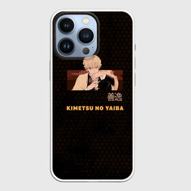 Чехол для iPhone 13 Pro с принтом Зеницу Агацума в Новосибирске,  |  | demon slayer | kimetsu no aiba | zenitsu agatsuma | зеницу агацума | клинок | рассекающий демонов