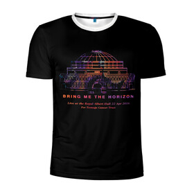 Мужская футболка 3D спортивная с принтом  Live at the Royal Albert Hall - BMTH в Новосибирске, 100% полиэстер с улучшенными характеристиками | приталенный силуэт, круглая горловина, широкие плечи, сужается к линии бедра | bmth | bring me the horizon | альтернативный | бмт | бмтх | бмтш | брин | бринг | горизонт | достань для меня | дэткор | зе | метал | ми | рок | хоризон | электроник