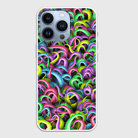 Чехол для iPhone 13 Pro с принтом Психоделические щупальца в Новосибирске,  |  | кракен | ктулху | монстр | море | морской | осьминог | осьминожки | паттерн | психоделика