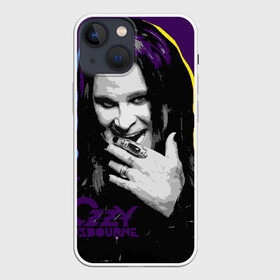 Чехол для iPhone 13 mini с принтом Ozzy Osbourne, Оззи Осборн в Новосибирске,  |  | black sabbath | hard rock | heavy metal | john michael osbourne | ozzy osbourne | джон майкл осборн | оззи осборн | хард рок | хеви метал