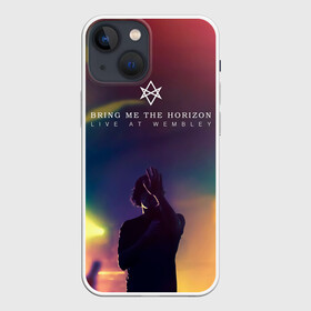 Чехол для iPhone 13 mini с принтом Live at Wembley BMTH в Новосибирске,  |  | bmth | bring me the horizon | альтернативный | бмт | бмтх | бмтш | брин | бринг | горизонт | достань для меня | дэткор | зе | метал | ми | рок | хоризон | электроник