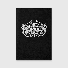 Обложка для паспорта матовая кожа с принтом Marduk в Новосибирске, натуральная матовая кожа | размер 19,3 х 13,7 см; прозрачные пластиковые крепления | black metal | death metal | marduk | metal | блэк метал | детх метал | мардук | метал