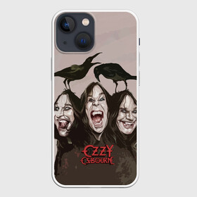 Чехол для iPhone 13 mini с принтом Ozzy Osbourne в Новосибирске,  |  | black sabbath | hard rock | heavy metal | john michael osbourne | ozzy osbourne | джон майкл осборн | оззи осборн | хард рок | хеви метал
