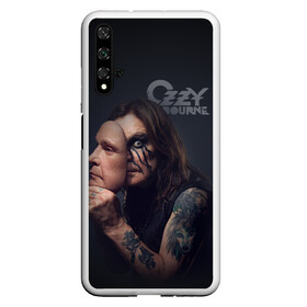 Чехол для Honor 20 с принтом Ozzy Osbourne в Новосибирске, Силикон | Область печати: задняя сторона чехла, без боковых панелей | black sabbath | hard rock | heavy metal | john michael osbourne | ozzy osbourne | джон майкл осборн | оззи осборн | хард рок | хеви метал