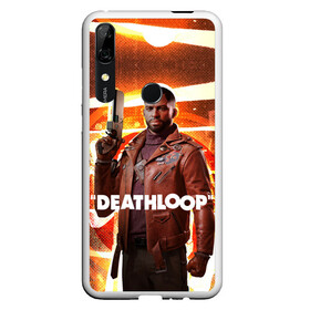 Чехол для Honor P Smart Z с принтом Кольт Ван Deathloop в Новосибирске, Силикон | Область печати: задняя сторона чехла, без боковых панелей | bethesda | colt vahn | deathloop | games | gun | julianna 