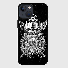 Чехол для iPhone 13 mini с принтом Thy Art Is Murder в Новосибирске,  |  | Тематика изображения на принте: death metal | deathcore | thy art is murder | группы | дэткор | метал | музыка | рок