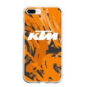 Чехол для iPhone 7Plus/8 Plus матовый с принтом KTM | КТМ (Z) в Новосибирске, Силикон | Область печати: задняя сторона чехла, без боковых панелей | enduro | grange | ktm | moto | moto sport | motocycle | sportmotorcycle | гранж | ктм | мото | мото спорт | мотоспорт | спорт мото