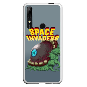 Чехол для Honor P Smart Z с принтом Boss | Space Invaders | Old game (Z) в Новосибирске, Силикон | Область печати: задняя сторона чехла, без боковых панелей | boss | dendy | invaders | nintendo | shootem up | space invaders | денди | захватчики | космические захватчики | су имбэ | чужаки