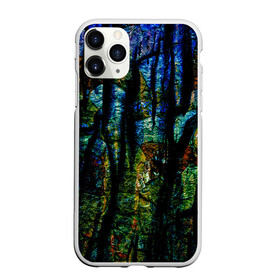 Чехол для iPhone 11 Pro матовый с принтом Разноцветная гора в Новосибирске, Силикон |  | Тематика изображения на принте: горы | необычные скалы | разбитый камень | разноцветные камни | сине желтые горы | текстура камня