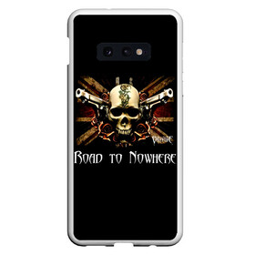 Чехол для Samsung S10E с принтом Road to Nowhere - Bullet For My Valentine в Новосибирске, Силикон | Область печати: задняя сторона чехла, без боковых панелей | bullet for my valentine | jeff killed john | matthew tuck | michael paget | булет фор май валентайн | джефф убил джона | майкл пэджет | метал | музыка | мэтт | мэттью так | пуля для моей возлюбленной | рок группа