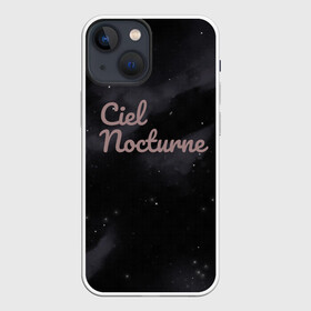 Чехол для iPhone 13 mini с принтом ночное небо в Новосибирске,  |  | звёзды | надписи | ночное небо | ночь