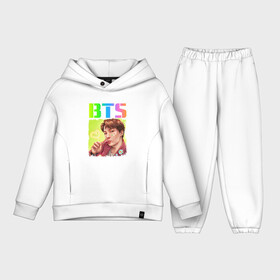 Детский костюм хлопок Oversize с принтом BTS | БТС (Z) в Новосибирске,  |  | bangtan boys | bangtan sonyeondan | beyond the scene | bt21 | bts | bulletproof boy scouts | love yourself | бойбенд | бтс | пантхан сонёндан | фандань шаоняньтуань