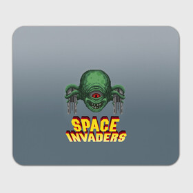 Коврик для мышки прямоугольный с принтом Space Invaders | Old game (Z) в Новосибирске, натуральный каучук | размер 230 х 185 мм; запечатка лицевой стороны | dendy | invaders | nintendo | shootem up | space invaders | денди | захватчики | космические захватчики | су имбэ | чужаки