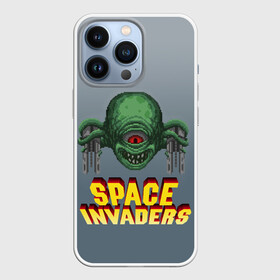 Чехол для iPhone 13 Pro с принтом Space Invaders | Old game (Z) в Новосибирске,  |  | dendy | invaders | nintendo | shootem up | space invaders | денди | захватчики | космические захватчики | су имбэ | чужаки