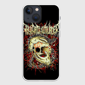 Чехол для iPhone 13 mini с принтом Thy Art Is Murder в Новосибирске,  |  | death metal | deathcore | thy art is murder | группы | дэткор | метал | музыка | рок