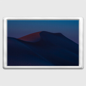 Магнит 45*70 с принтом Ночная пустыня дюна на рассвете в Новосибирске, Пластик | Размер: 78*52 мм; Размер печати: 70*45 | Тематика изображения на принте: desert | dune | night | sunrise | sunset | барханы | дюна | закат | ночь | песок | пустыня | рассвет