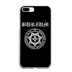 Чехол для iPhone 7Plus/8 Plus матовый с принтом Burzum в Новосибирске, Силикон | Область печати: задняя сторона чехла, без боковых панелей | Тематика изображения на принте: black metal | burzum | hard rock | metal | rock | varg vikernes | блек метал | блэк метал | бурзум | варг викернес | метал | норвежская сцена | хард рок