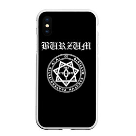 Чехол для iPhone XS Max матовый с принтом Burzum в Новосибирске, Силикон | Область печати: задняя сторона чехла, без боковых панелей | Тематика изображения на принте: black metal | burzum | hard rock | metal | rock | varg vikernes | блек метал | блэк метал | бурзум | варг викернес | метал | норвежская сцена | хард рок