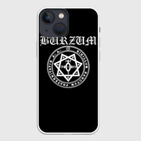 Чехол для iPhone 13 mini с принтом Burzum Sygillum Sanctum в Новосибирске,  |  | black metal | burzum | hard rock | metal | rock | varg vikernes | блек метал | блэк метал | бурзум | варг викернес | метал | норвежская сцена | хард рок