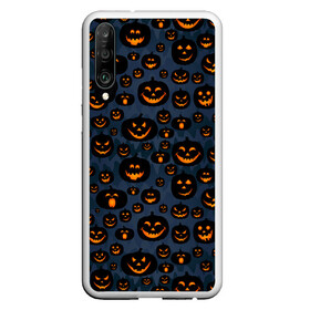 Чехол для Honor P30 с принтом HALLOWEEN в Новосибирске, Силикон | Область печати: задняя сторона чехла, без боковых панелей | halloween | holiday | pumpkin | samayn | vampire | zombie | вампир | ведьма | вечеринка | день всех святых | зомби | карнавал | маскарад | мертвец | оборотень | привидение | самайн | светильник джека | страшный джек | труп