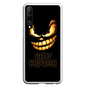 Чехол для Honor P30 с принтом Happy Halloween в Новосибирске, Силикон | Область печати: задняя сторона чехла, без боковых панелей | halloween | holiday | pumpkin | samayn | vampire | zombie | вампир | ведьма | вечеринка | день всех святых | зомби | карнавал | маскарад | мертвец | оборотень | привидение | самайн | светильник джека | страшный джек | труп