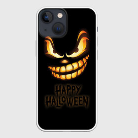 Чехол для iPhone 13 mini с принтом Happy Halloween в Новосибирске,  |  | halloween | holiday | pumpkin | samayn | vampire | zombie | вампир | ведьма | вечеринка | день всех святых | зомби | карнавал | маскарад | мертвец | оборотень | привидение | самайн | светильник джека | страшный джек | труп