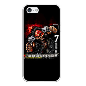 Чехол для iPhone 5/5S матовый с принтом Five Finger Death Punch | 5FDP в Новосибирске, Силикон | Область печати: задняя сторона чехла, без боковых панелей | 5fdp | 5фдп | ffdp | five finger death punch | ivan lewis greening | ivan moody | айвен льюис грининг | метал группа | рок группа | файв фингер дед панч | ффдп