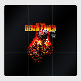 Магнитный плакат 3Х3 с принтом Five Finger Death Punch – Purgatory: Tales From The Pit в Новосибирске, Полимерный материал с магнитным слоем | 9 деталей размером 9*9 см | Тематика изображения на принте: 5fdp | 5фдп | ffdp | five finger death punch | ivan lewis greening | ivan moody | айвен льюис грининг | метал группа | рок группа | файв фингер дед панч | ффдп