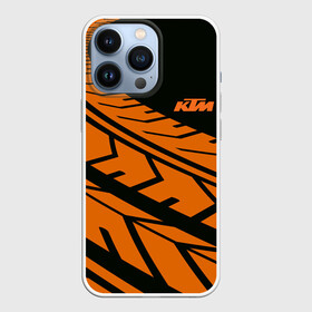 Чехол для iPhone 13 Pro с принтом ORANGE KTM | КТМ (Z) в Новосибирске,  |  | enduro | ktm | moto | moto sport | motocycle | sportmotorcycle | ктм | мото | мото спорт | мотоспорт | спорт мото