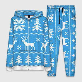 Женский костюм 3D с принтом Зимняя дикая лесная ночь в Новосибирске,  |  | арт | вязаный рисунок | вязь | ёлка | ёлки | ель | лес | новый год | ночь | олени | олень | рисунок | рождество | снег | снеговик | снеговики | снежинка | снежинки
