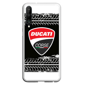 Чехол для Honor P30 с принтом Ducati | Дукати (Z) в Новосибирске, Силикон | Область печати: задняя сторона чехла, без боковых панелей | audi | audi ag | corse | ducati | ducati motor holding | hypermotard | multistrada | panigale | scrambler | streetfighter | supersport | дукати | корсе | массимо борди | мото | мотокросс | фабио тальони