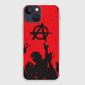 Чехол для iPhone 13 mini с принтом АНАРХИЯ | СВОБОДА (Z) в Новосибирске,  |  | anarchy | riot | rock | анархия | бунт | знаки | музыка | панки | рок | свобода | символ | символика