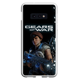 Чехол для Samsung S10E с принтом GEARS OF WAR | ШЕСТЕРЕНКИ (Z) в Новосибирске, Силикон | Область печати: задняя сторона чехла, без боковых панелей | Тематика изображения на принте: gears | gears 5 | gears of war | gears of war 5 | имульсия | механизмы войны | шестерёнка | шестерёнки | шестерня