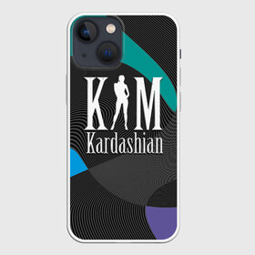 Чехол для iPhone 13 mini с принтом Ким Кардашьян в Новосибирске,  |  | clothing style | emblem | fashion brand | graphic design | kim kardashian | lines | графический дизайн | ким кардашьян | линии | модный брэнд | стиль одежды | эмблема