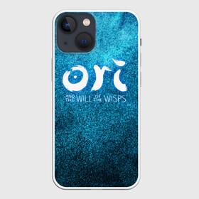 Чехол для iPhone 13 mini с принтом Ori Logo | Ори Лого в Новосибирске,  |  | logo | moon studios | ori and the will of the wisps | блуждающий огонь | дух ори | ку | лого | логотип | ори и блуждающие огоньки | сеир