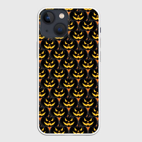 Чехол для iPhone 13 mini с принтом Страшный Джек в Новосибирске,  |  | halloween | holiday | pumpkin | samayn | vampire | zombie | вампир | ведьма | вечеринка | день всех святых | зомби | карнавал | маскарад | мертвец | оборотень | привидение | самайн | светильник джека | страшный джек | труп