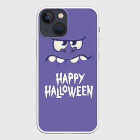 Чехол для iPhone 13 mini с принтом HAPPY HALLOWEEN в Новосибирске,  |  | halloween | holiday | pumpkin | samayn | vampire | zombie | вампир | ведьма | вечеринка | день всех святых | зомби | карнавал | маскарад | мертвец | оборотень | привидение | самайн | светильник джека | страшный джек | труп
