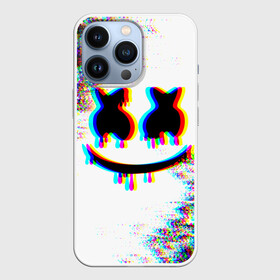 Чехол для iPhone 13 Pro с принтом MARSHMELLOW GLITCH в Новосибирске,  |  | dj | marshmello | marshmellow | usa | америка | клуб | клубная музыка | мармело | маршмелло | маршмеллоу | музыка | музыкант