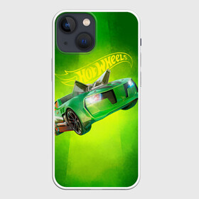 Чехол для iPhone 13 mini с принтом Hot Wheels. Хот Вилс в Новосибирске,  |  | auto | avto | car | game | hot | hotweels | race | weels | wheels | авто | автоспорт | гонки | игра | игрушка | машина | модель | хот вилс