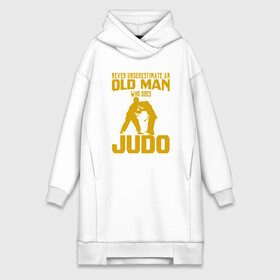 Платье-худи хлопок с принтом Old Man Judo в Новосибирске,  |  | fighter | japan | judo | mma | sport | ufc | warrior | боец | бой | воин | дзюдо | дзюдоист | единоборства | карате | поединок | спорт | спортсмен | чемпион | япония