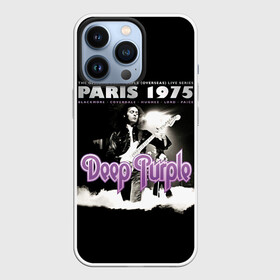 Чехол для iPhone 13 Pro с принтом Deep Purple   Paris 1975 в Новосибирске,  |  | deep purple | альбом | гловер | группа | дееп | деп | ди | дип перпл | диперпл | дипперпл | иэн гиллан | иэн пэйс | лого | логотип | метал | морс | пепл | прогрессивный | психоделический | рок | символ | хард