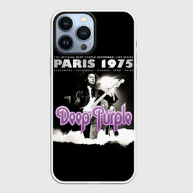 Чехол для iPhone 13 Pro Max с принтом Deep Purple   Paris 1975 в Новосибирске,  |  | deep purple | альбом | гловер | группа | дееп | деп | ди | дип перпл | диперпл | дипперпл | иэн гиллан | иэн пэйс | лого | логотип | метал | морс | пепл | прогрессивный | психоделический | рок | символ | хард