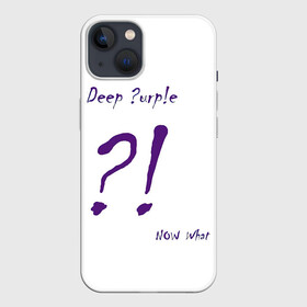 Чехол для iPhone 13 с принтом Now What Deep Purple в Новосибирске,  |  | deep purple | альбом | гловер | группа | дееп | деп | ди | дип перпл | диперпл | дипперпл | иэн гиллан | иэн пэйс | лого | логотип | метал | морс | пепл | прогрессивный | психоделический | рок | символ | хард