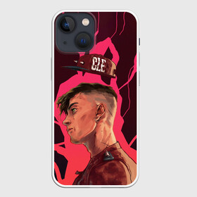 Чехол для iPhone 13 mini с принтом Style MGK в Новосибирске,  |  | hip hop | machine gun kelly | mgk | rap | rep | исполнители | исполнитель | колсон бэйкер | машин ган келли | музыка | реп